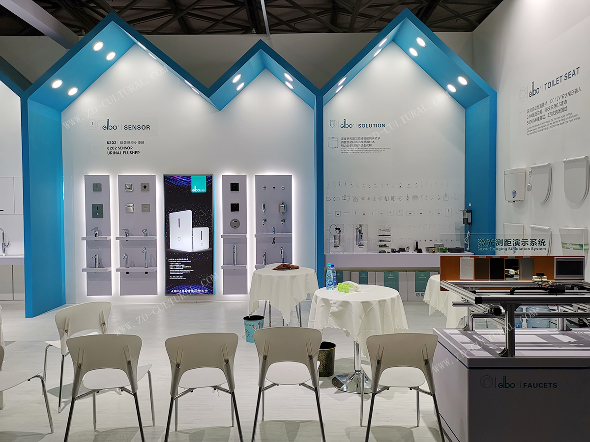 衛(wèi)浴展覽臺設(shè)計(jì)搭建圖