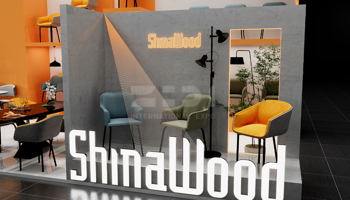 60㎡家具展臺展位設(shè)計(jì)圖