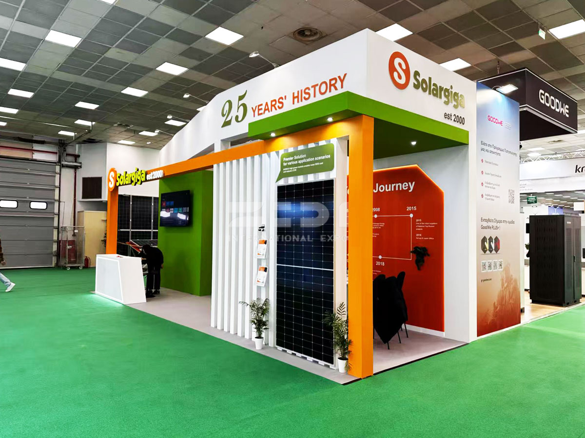 27㎡南非光伏能源展位設(shè)計