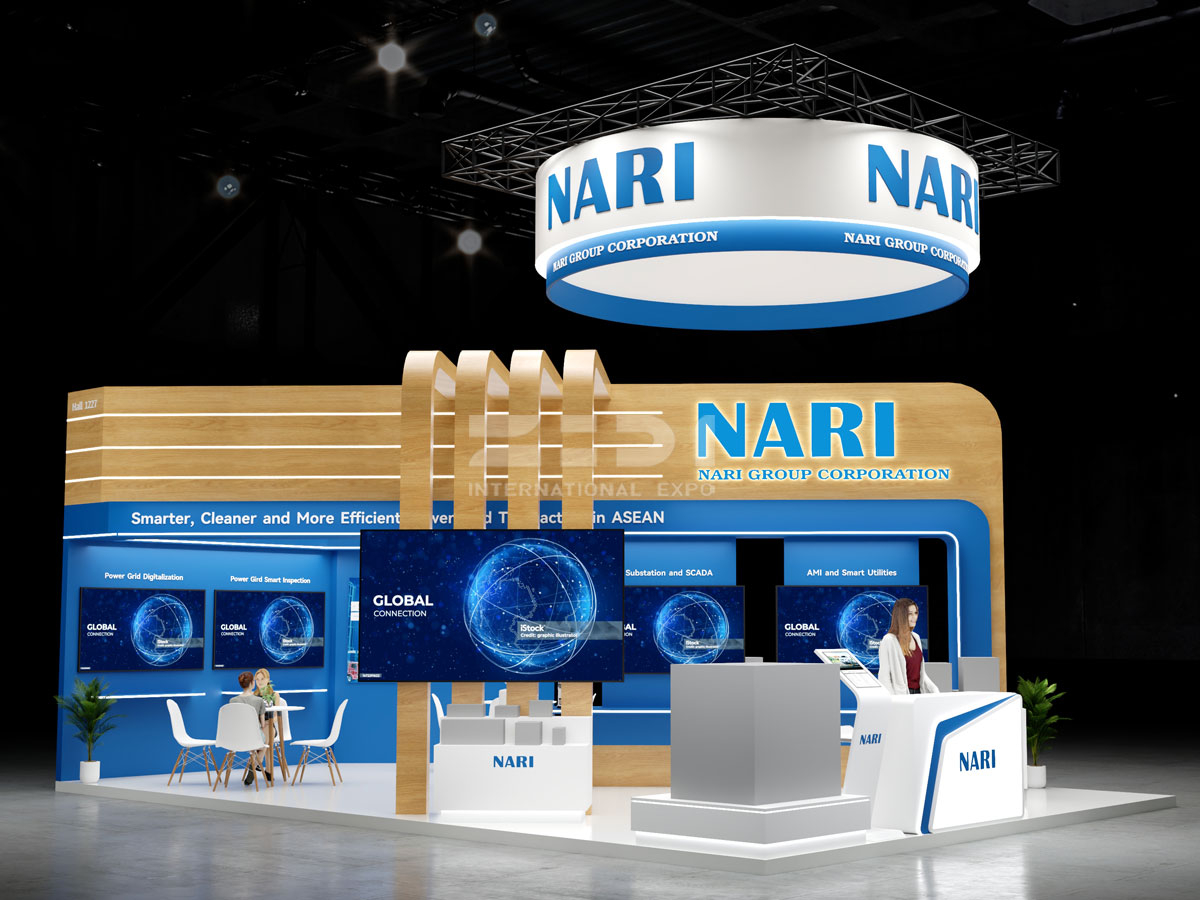 泰國電力展位設(shè)計(jì)